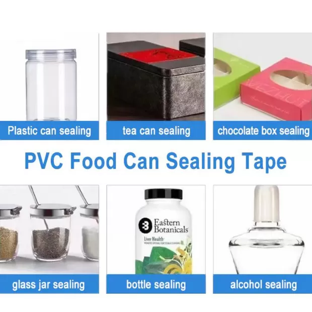 Yourijiu Food Can Box Sealing No Residual PVC Transparent Tape